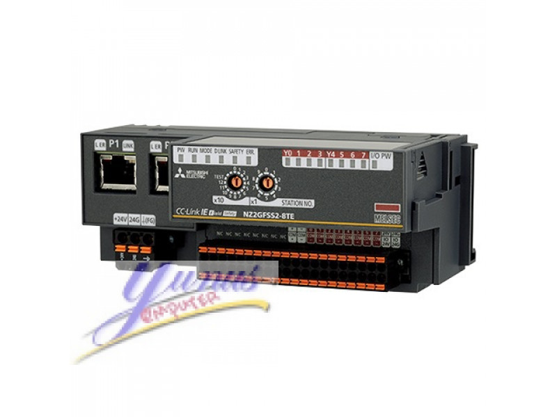 Mitsubishi NZ2GFSS2-8TE PLC CC-Link IE Field Safety remote digital