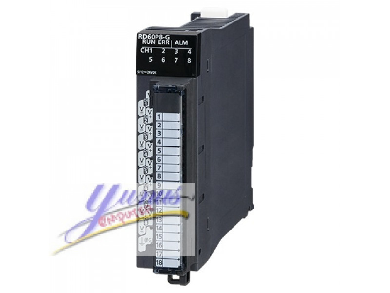 Mitsubishi RD60P8-G PLC iQ-R Series Channel Isolated Pulse Input ...