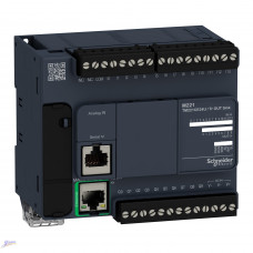 Schneider TM221CE24U Controller M221 - 24 I/O, NPN Transistor Outputs, Ethernet Connectivity