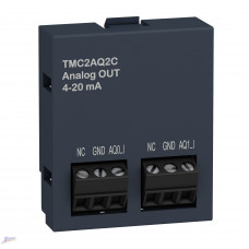 Schneider TMC2AQ2C Cartridge M221 - 2 Analog Current Outputs I/O Extension Module