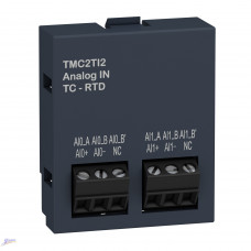 Schneider TMC2TI2 Cartridge M221 - Dual Temperature Input Module for I/O Extension